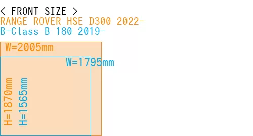 #RANGE ROVER HSE D300 2022- + B-Class B 180 2019-